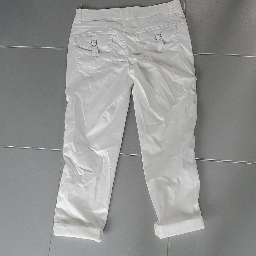 Cache White Pants With Silver Button - image 8